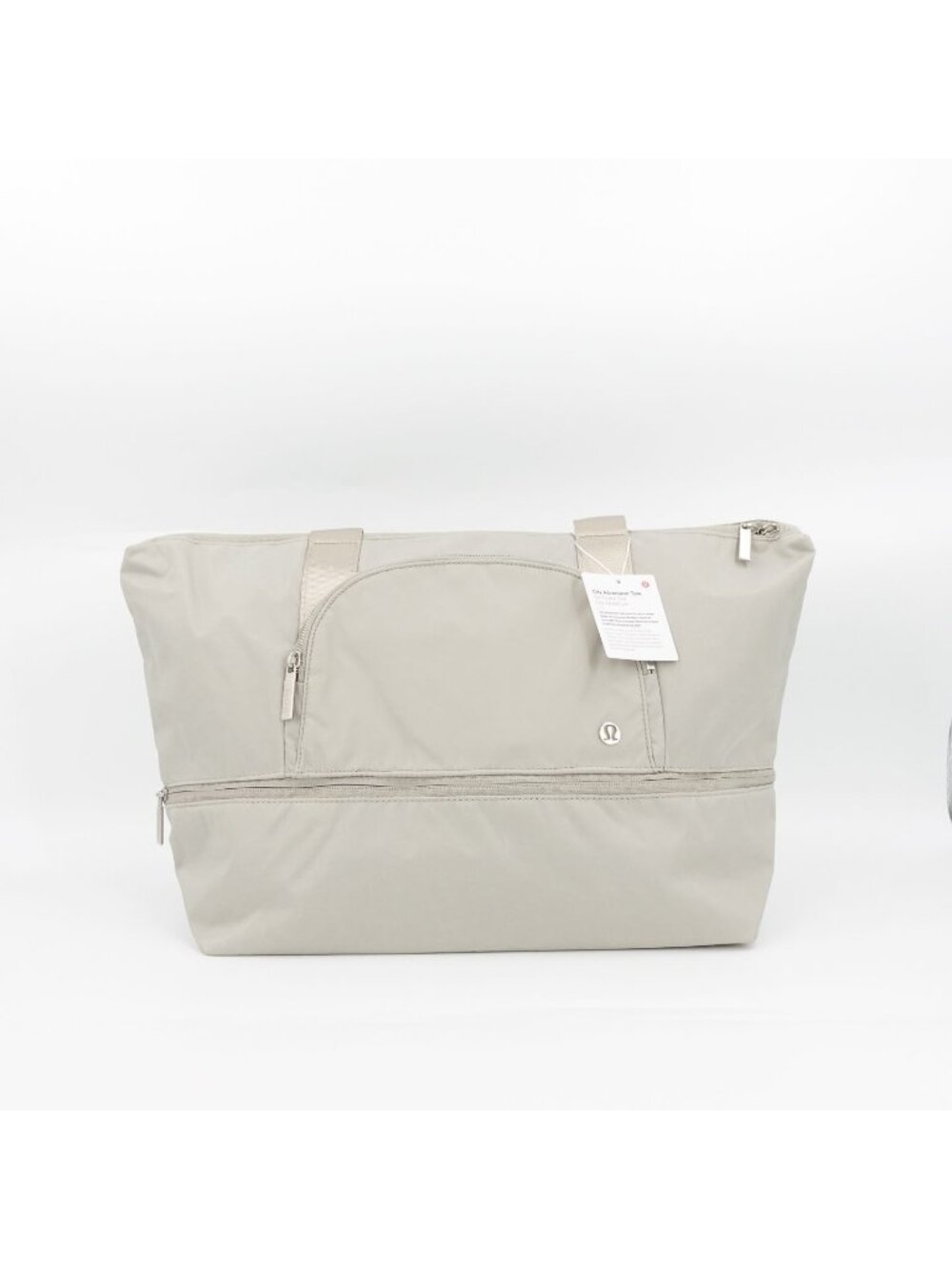 Lululemon Women's City Adventurer Tote 27L Raw Linen Beige OS - Picture 4 of 14